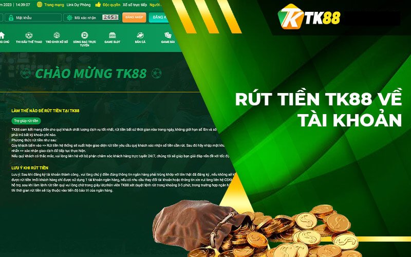 Điểm lưu ý quan trọng khi thực hiện rút tiền tại nhà cái Tk88